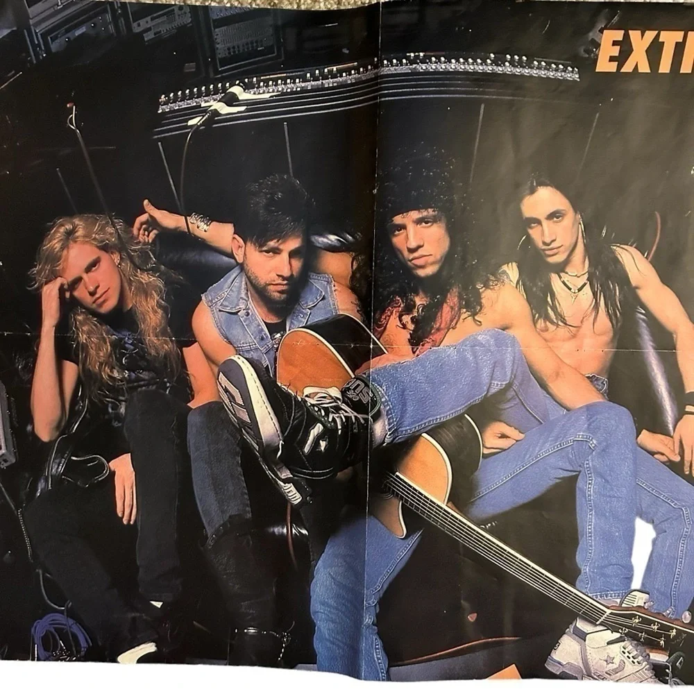 Rare Vintage 80s/90s Faith No More/ Extreme Double Sided 21